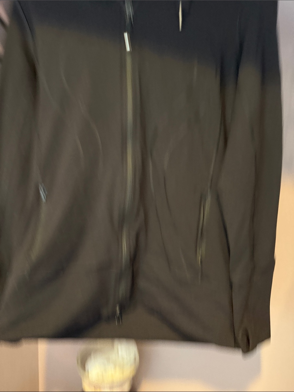 lululemon athletica Black hooded define jacket fair condition